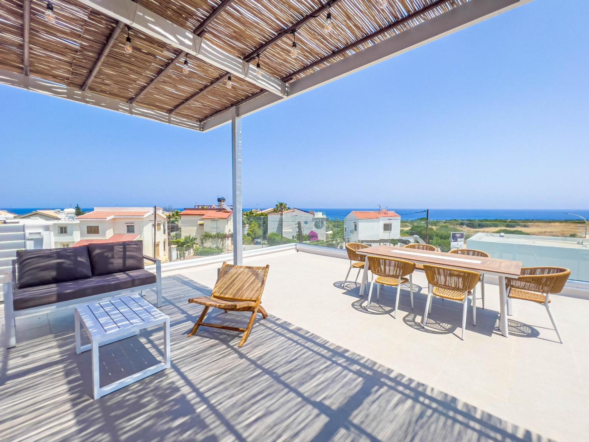Geo Panoramic Villa +Pool +Game Room +Gym プロタラス エクステリア 写真