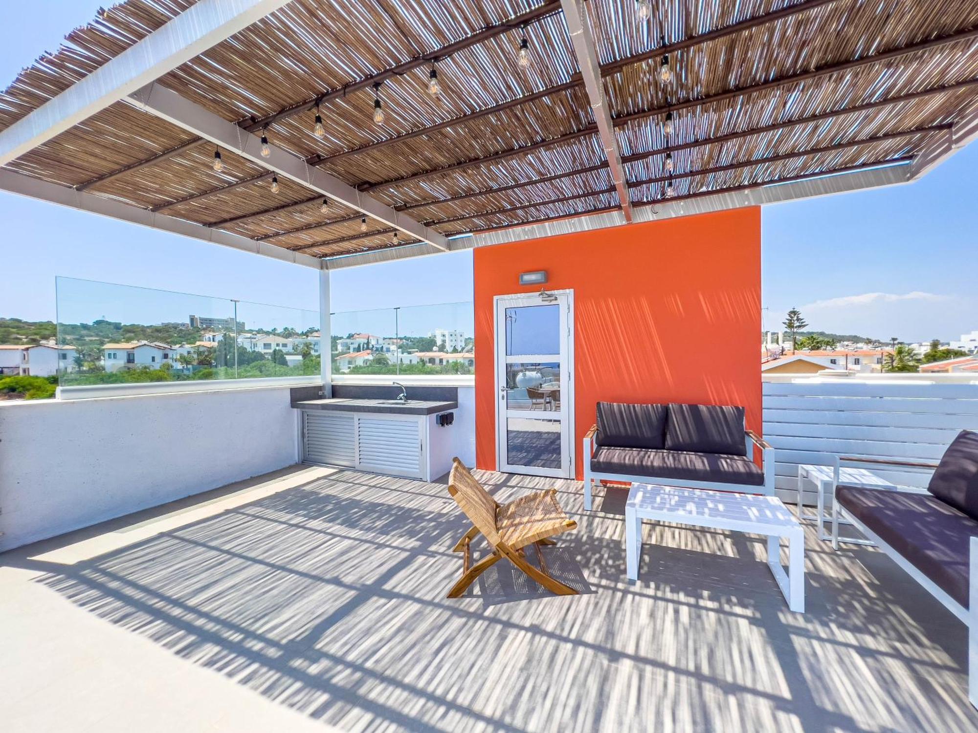 Geo Panoramic Villa +Pool +Game Room +Gym プロタラス エクステリア 写真
